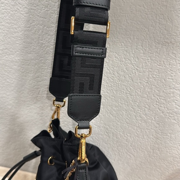 NWT Versace Black Bucket Bag with Gold Accents - Picture 5 of 13